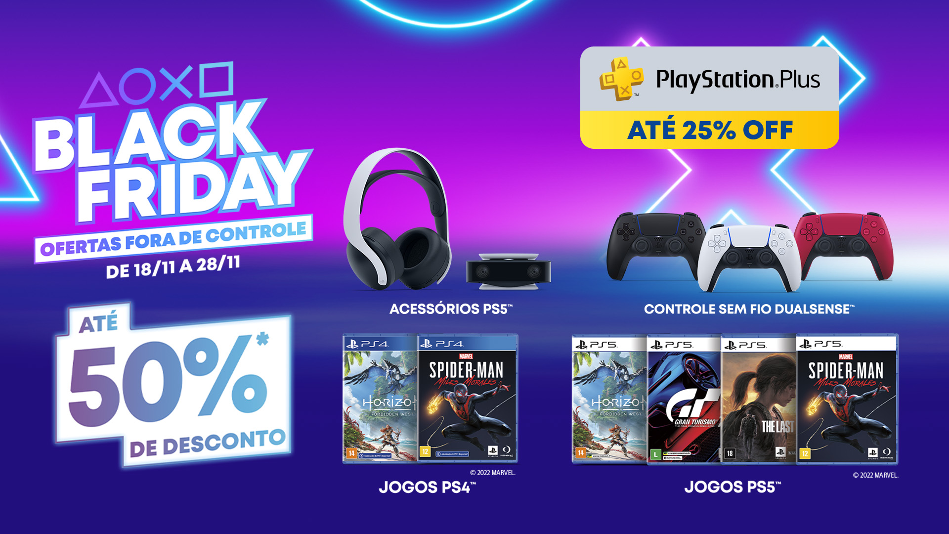 Ofertas da Black Friday PlayStation 2022 – PlayStation.Blog BR